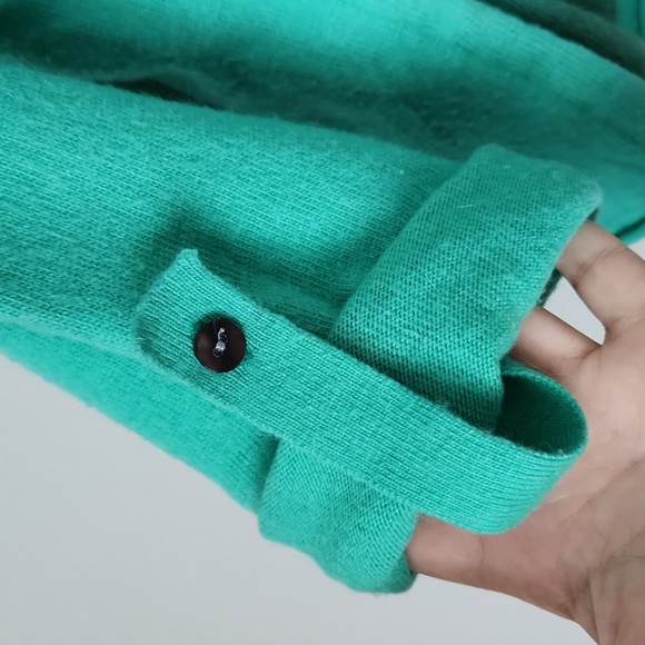 LOVE MOSCHINO | Wool sweater printed green sz XL - Picture 4 of 6